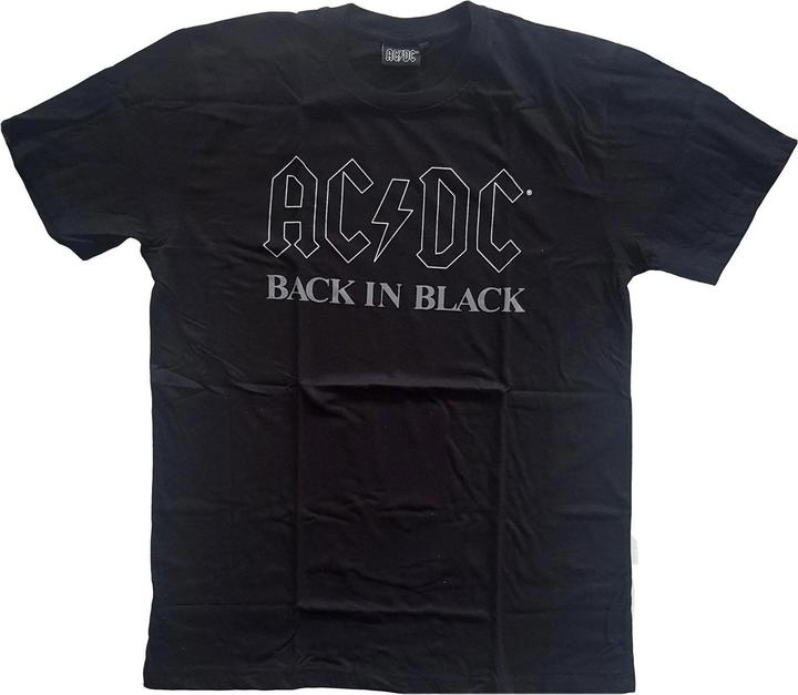 Actual product image AC/DC Adult Back In Black T-shirt (XXL)