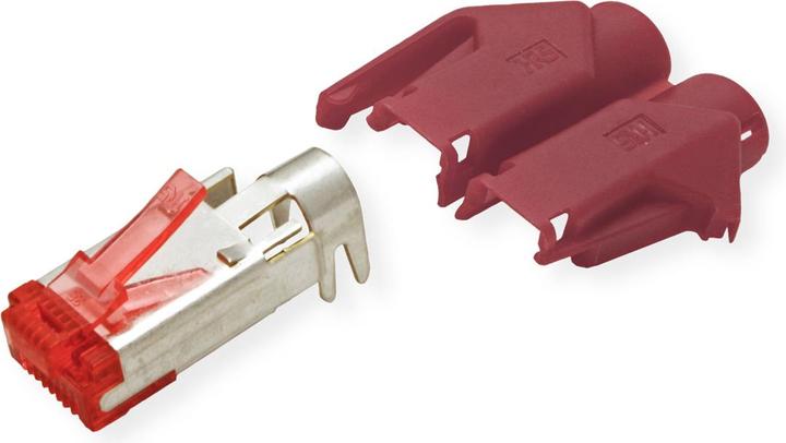 Produktbild EFB Elektronik Hersteller: HIROSE RJ45-Hirose Stecker STP, TM21 rot, 50 Stück, 3 Elemente, Cat. 6 Channel Class... (S/UTP, CAT6)