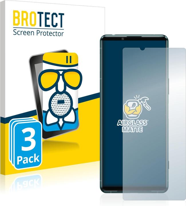 Actual product image BROTECT AirGlass Glass Matte (3 Piece, Sony Xperia 5 III)