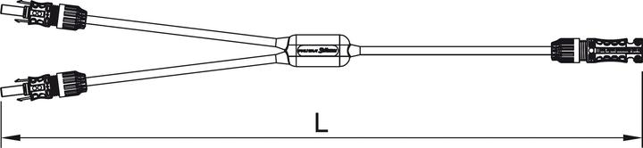 Immagine prodotto Stäubli Cavo splitter a Y MC4 EVO2 - 2xF 1xM (2+/-) (Materiale di montaggio del sistema solare)
