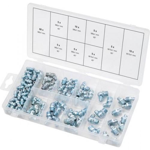 Actual product image KS Tools Grease nipple assortment, M6-8-10x1.0, 110 pcs