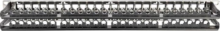 Actual product image Digitus Patch Panel housing 1U for Keystone modules 48-Port 48,3cm 19inch black RAL 9005