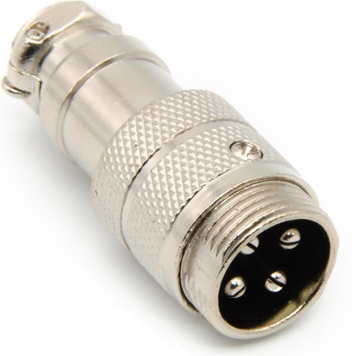 Produktbild Purecrea GX16-4P Stecker 16mm Male für Kabelmontage