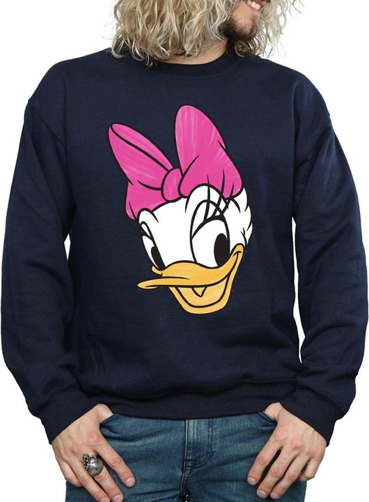 Actual product image Disney Mens Daisy Duck Head Painted Sweatshirt (S)