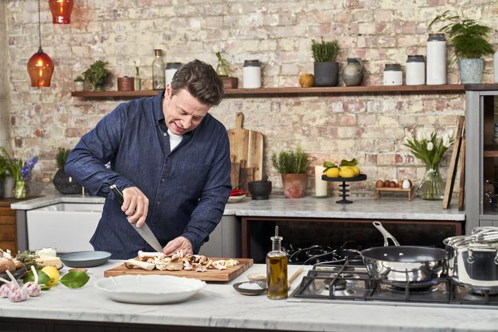 Actual product image Tefal Jamie Oliver Cook's Classic (30 cm, Wok, Stainless steel)