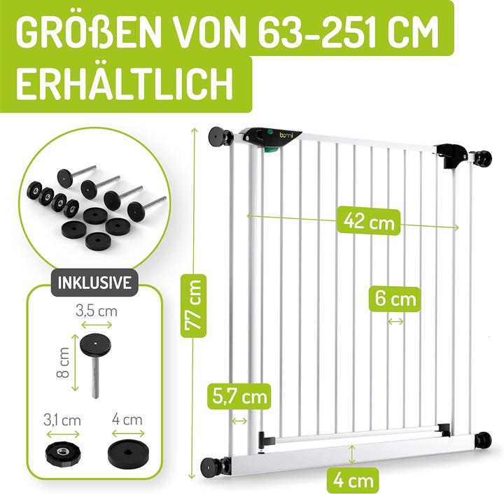 Produktbild Bomi Treppenschutzgitter 63-71 cm (63 cm)