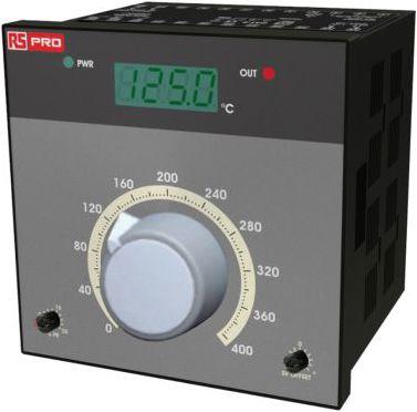 Actual product image Rs Pro PID temperature controller, 2 x relay, solid state relay output/ 2 or 3-wire PT100 input