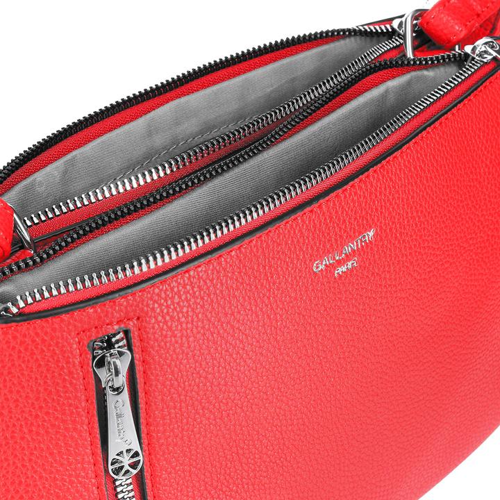 Image du produit Gallantry Sac à main rouge en similicuir grainé