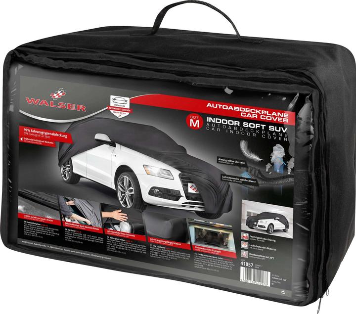 Image du produit Walser Autoplane Indoor Soft, bâche pour voiture SUV taillee M noire