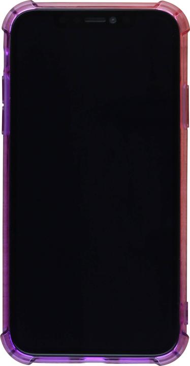 Produktbild PhoneLook Hülle Gummi Bumper Rainbow mit extra Schutz für Ecken Antischock rosa t (Realme 12 Pro+, Apple iPhone 12)