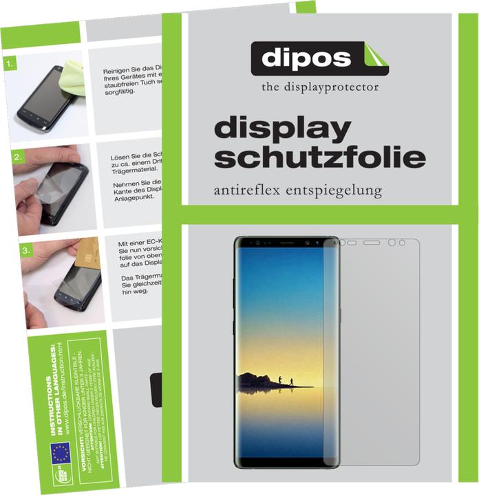 Dipos Displayschutzfolie Antireflex (4 Stück, Samsung Galaxy Note 8)