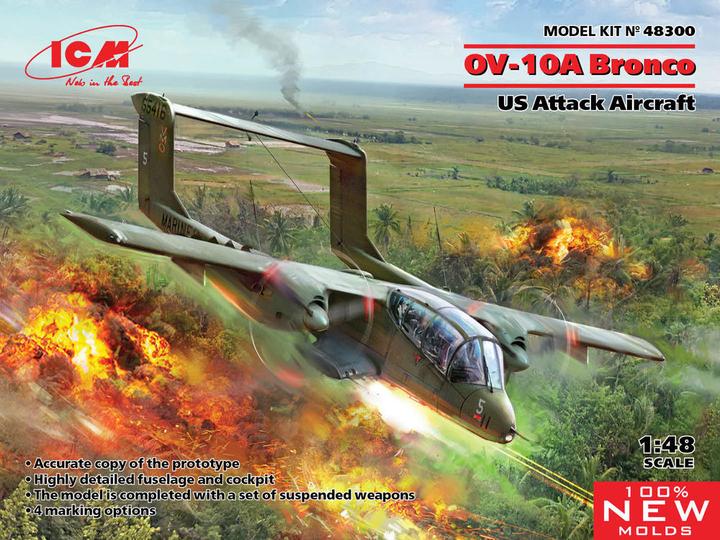 Actual product image ICM OV-10 Bronco, US Attack Aircraft (100% new molds)