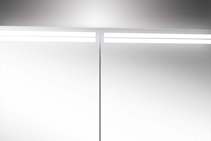 Produktbild Schneider ARANGALINE LED Lichtspiegelschrank, 2 Doppelspiegeltüren, 60x70x12cm, 160.460.02.41