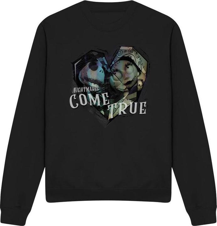 Actual product image The Nightmare Before Christmas Unisex Adult Nightmares Come True Sweatshirt (XL)