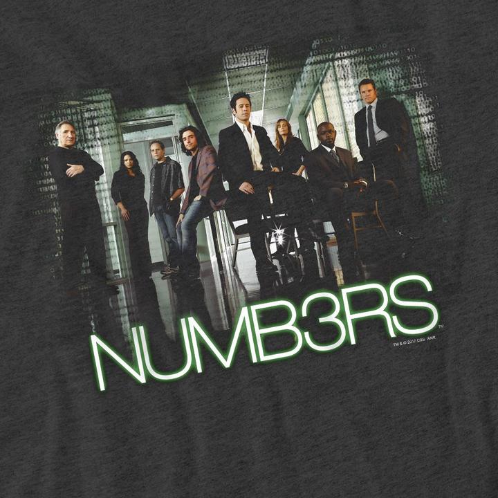 Actual product image Numb3rs Unisex Adult Cast T-Shirt (L)