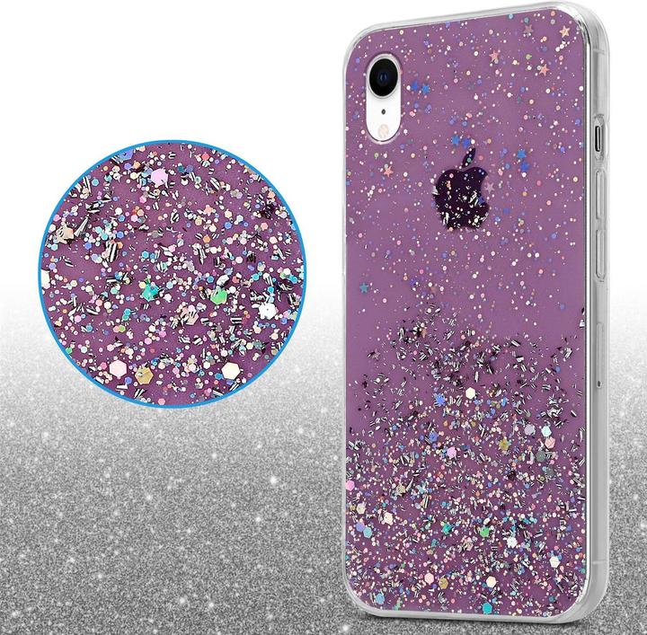 Actual product image Cadorabo TPU cover sparkling glitter (Apple iPhone XR)