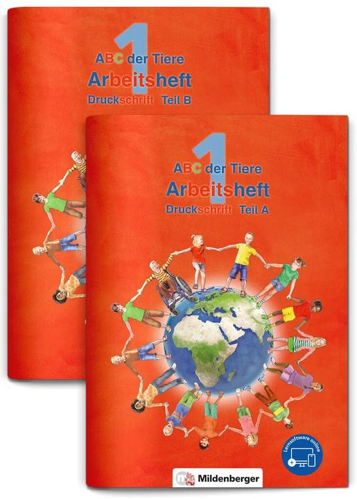 Produktbild ABC der Tiere 1 - Arbeitsheft Druckschrift, Teil A und B. Neubearbeitung (Deutsch, Kerstin Mrowka-Nienstedt, Achim Schulte, Klaus Kuhn, Heike Treiber, 2024)
