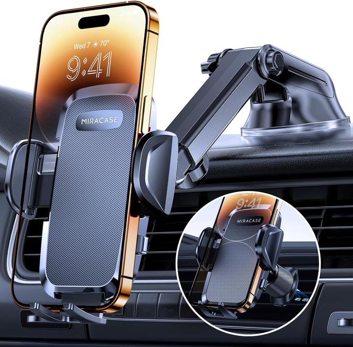 Miracase Auto Handyhalterung mit Saugnapf