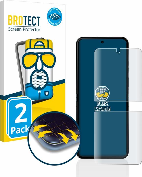 Image du produit BROTECT Full-Cover Protection Mat (2 pièce(s), Motorola Razr 40 Ultra)
