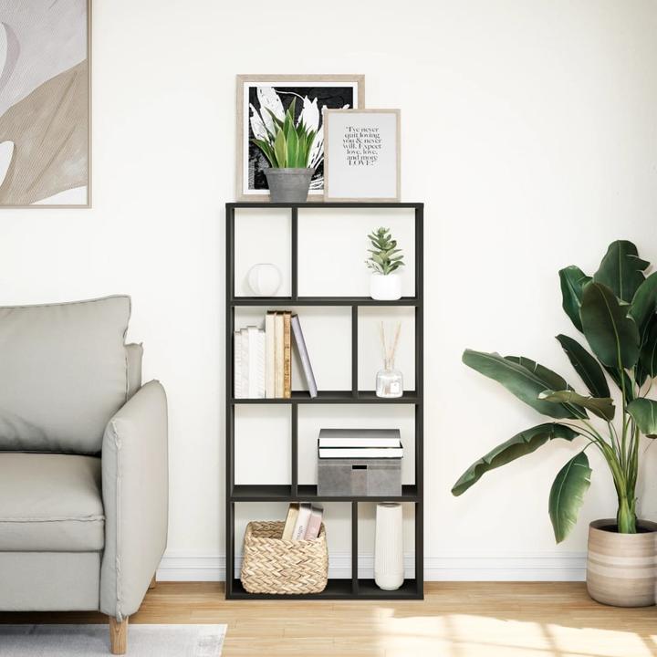 Actual product image VidaXL Bookcase Room divider Standing shelf File shelf Office shelf Wall shelf Black (60 x 20 x 120 cm)