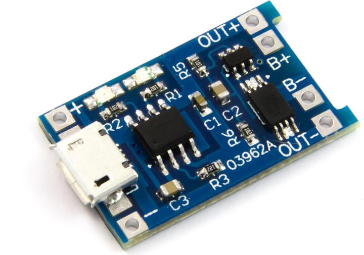 Image du produit Purecrea TP4056 Batterie LiPo au lithium Module de charge de batterie Micro USB 5V 1A