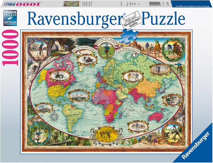 Immagine prodotto Ravensburger Puzzle - Il giro del mondo in bicicletta - 1000 pezzi (1000 pezzi)
