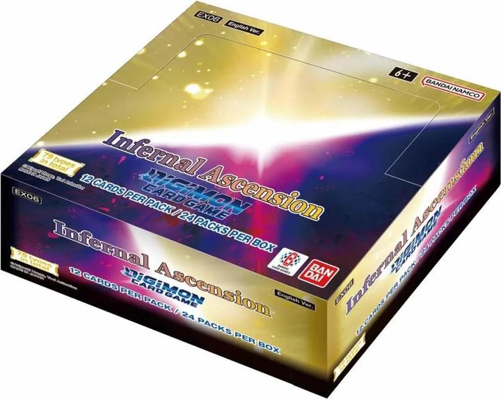 Produktbild Bandai Infernal Ascension EX06 Booster Display - Digimon Card Game - EN (Englisch, Booster Pack)