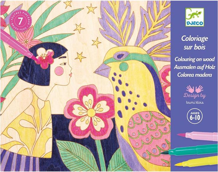 Image du produit Djeco Peinture sur bois Douces filles