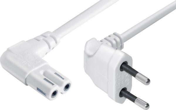 Actual product image Niwotron Mains cable Euro plug angled (3 m)
