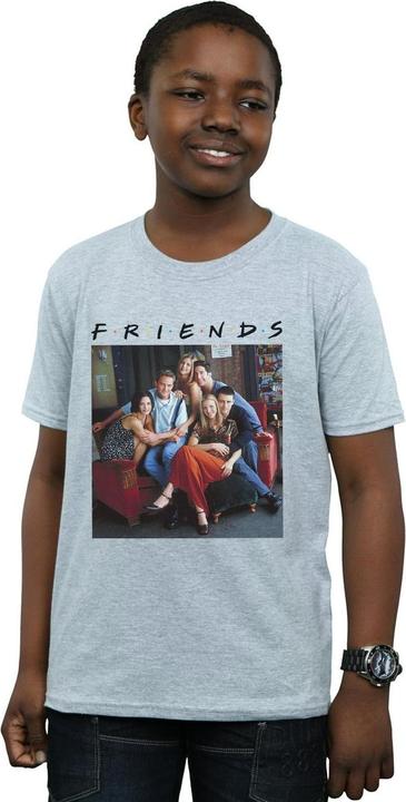 Actual product image Friends Boys Group Photo Couch T-Shirt (128)