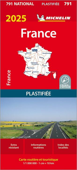 Actual product image Michelin France 2025 (plasticised)