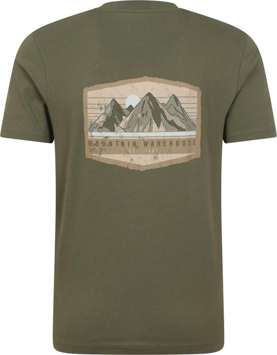 Actual product image Mountain Warehouse Mens Badge Organic T-Shirt (4XL)