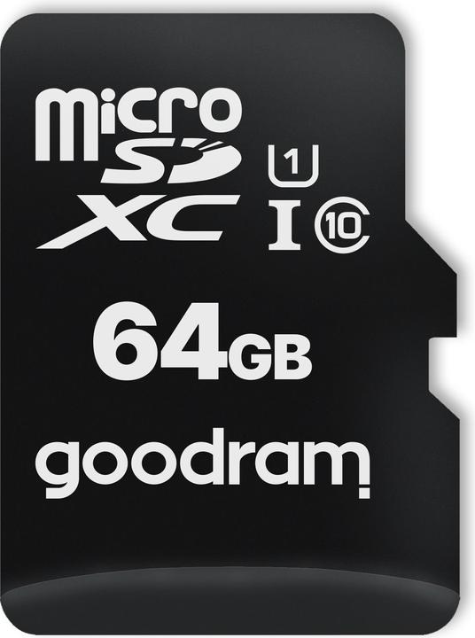 Produktbild Goodram All in one M1A4-0640R12 memory card 64 GB MicroSDXC Class 10 UHS-I+ The - Extend (64 GB, microSDXC, U1, UHS-I)