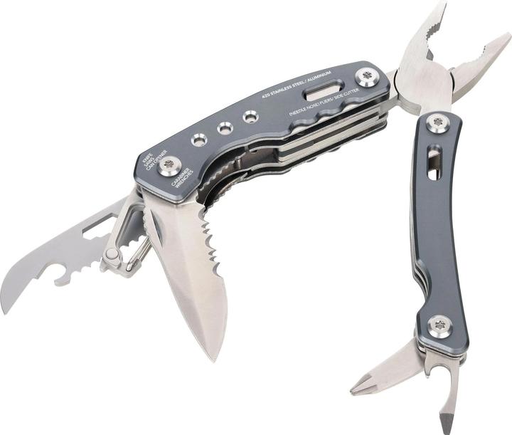 Produktbild Troika Taschenmesser Rucksack Tool mit 15 Funktionen, Grau, Typ (15 Funktionen)