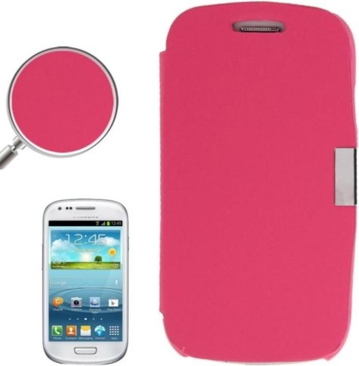 Actual product image König Design Mobile phone case for Samsung Galaxy S3 mini i8190 / i8195 / i8200 pink brushed (Samsung Galaxy S3 Mini)