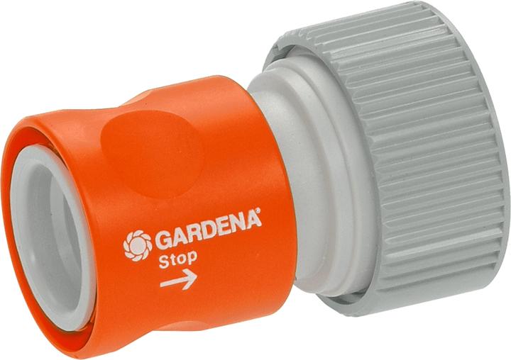 Produktbild Gardena Übergangsstück mit Wasserstop (Übergangsstück, Wasserstop, 13 mm)