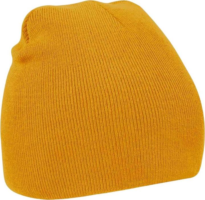 Actual product image Beechfield Plain Basic Knitted Winter Beanie Hat