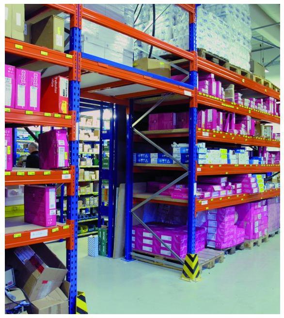 Actual product image Pallet add-on rack depth 1100 mm