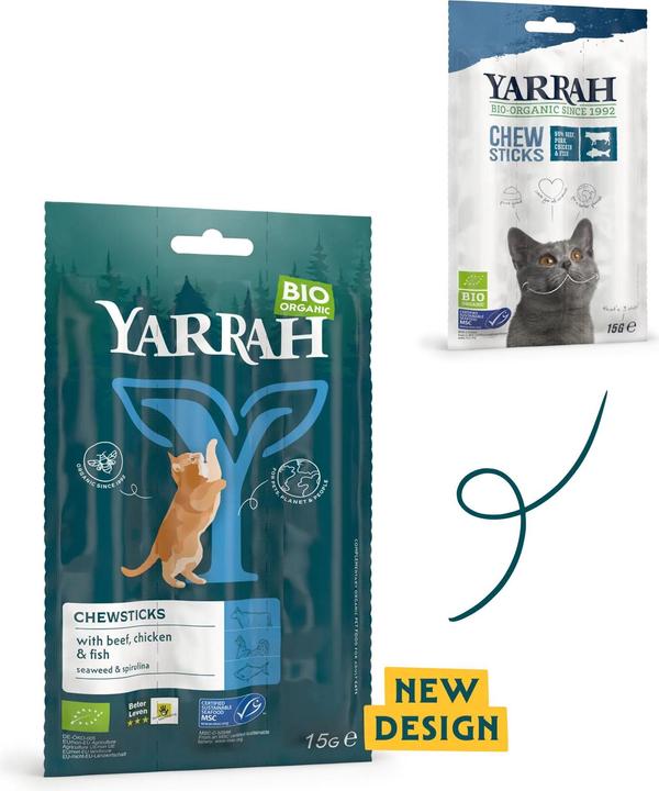 Produktbild Yarrah BIO Katzenkausticks (Junior, Adult, Senior, 1 Stk., 15 g)