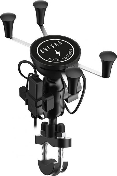 Immagine prodotto Tecnoglobe Supporto per smartphone con caricatore a induzione
