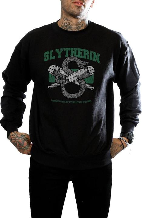 Actual product image Mens Slytherin Quidditch Emblem Sweatshirt (S)