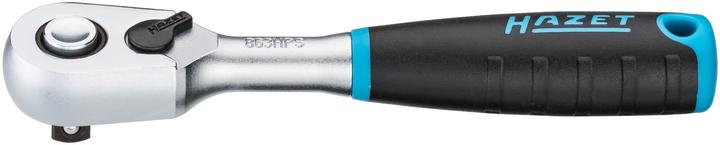 Immagine prodotto HAZET Leva a cricchetto reversibile con dentatura fine HiPer ∙ con bloccaggio di sicurezza 863HPS ∙… (1/4")