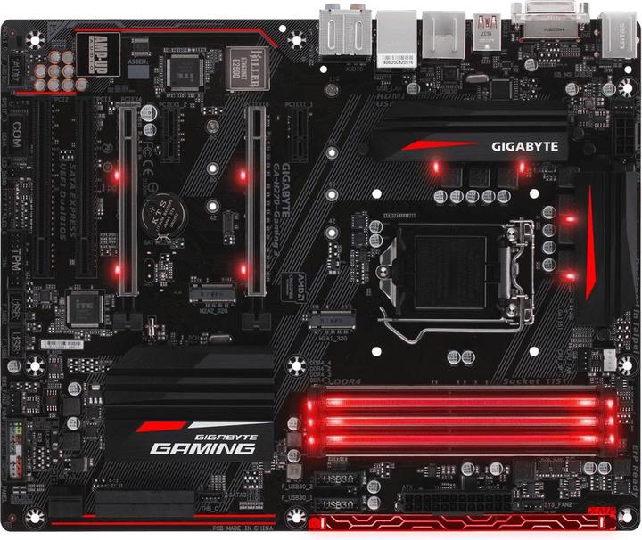 Produktbild Gigabyte GA-H270-Gaming 3, ATX, LGA1151 (LGA 1151, Intel H270, ATX)