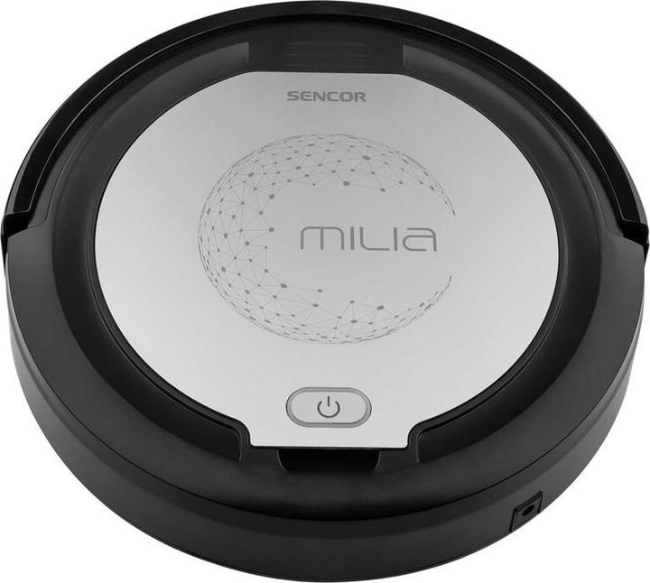 Image du produit Sencor SRV 1000SL robot vacuum 0.2 L Bagless Black, Silver (Robot d'aspiration et de nettoyage)