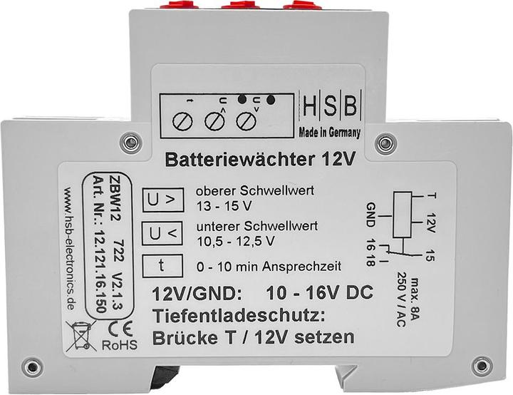 Immagine prodotto Offgridtec Monitoraggio della tensione 12V