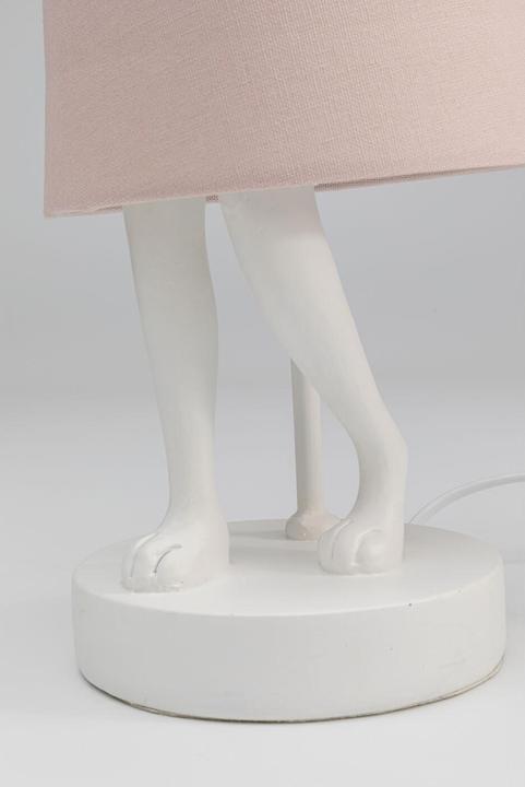 Actual product image Kare Design Table lamp Animal Rabbit White / Pink 50cm (E14)