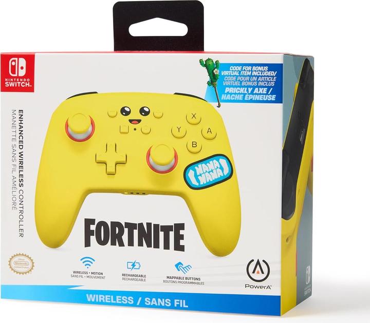 Produktbild PowerA Enhanced Wireless Controller Fortnite Peely (Switch, Switch Lite, Switch OLED)