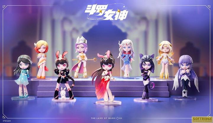 Actual product image Tencent Video Soul Land assortment mini-figurines Blind Box Soul Land (8)