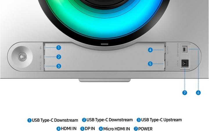 Actual product image Samsung Odyssey OLED G9 G95SD (5120 x 1440 pixels, 49")
