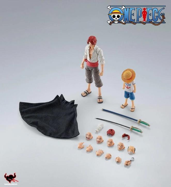 Produktbild Bandai One Piece S.H.Figuarts Actionfiguren 2er-Pack Shanks & Monkey D. Luffy Childhood Ver.